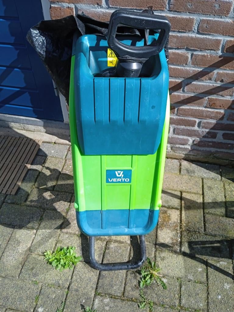 Verto elektrische hakselaar - Zo goed als nieuw, Ophalen of Verzenden, Zo goed als nieuw, Verto, Met opvangzak