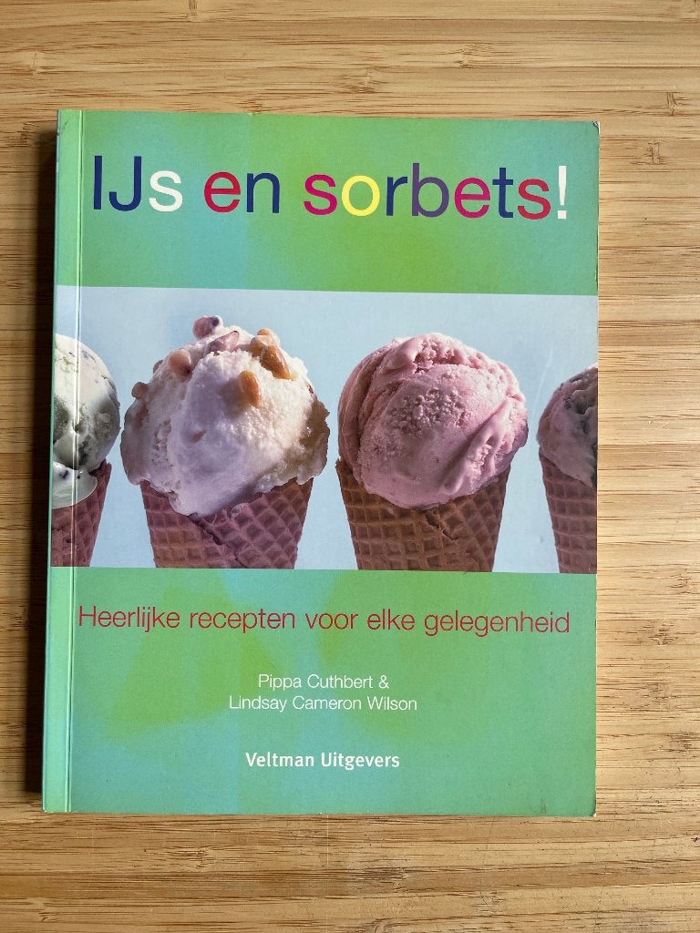 IJs en sorbets! Pippa Cuthbert, Boeken, Ophalen of Verzenden, Gelezen, Taart, Gebak en Desserts