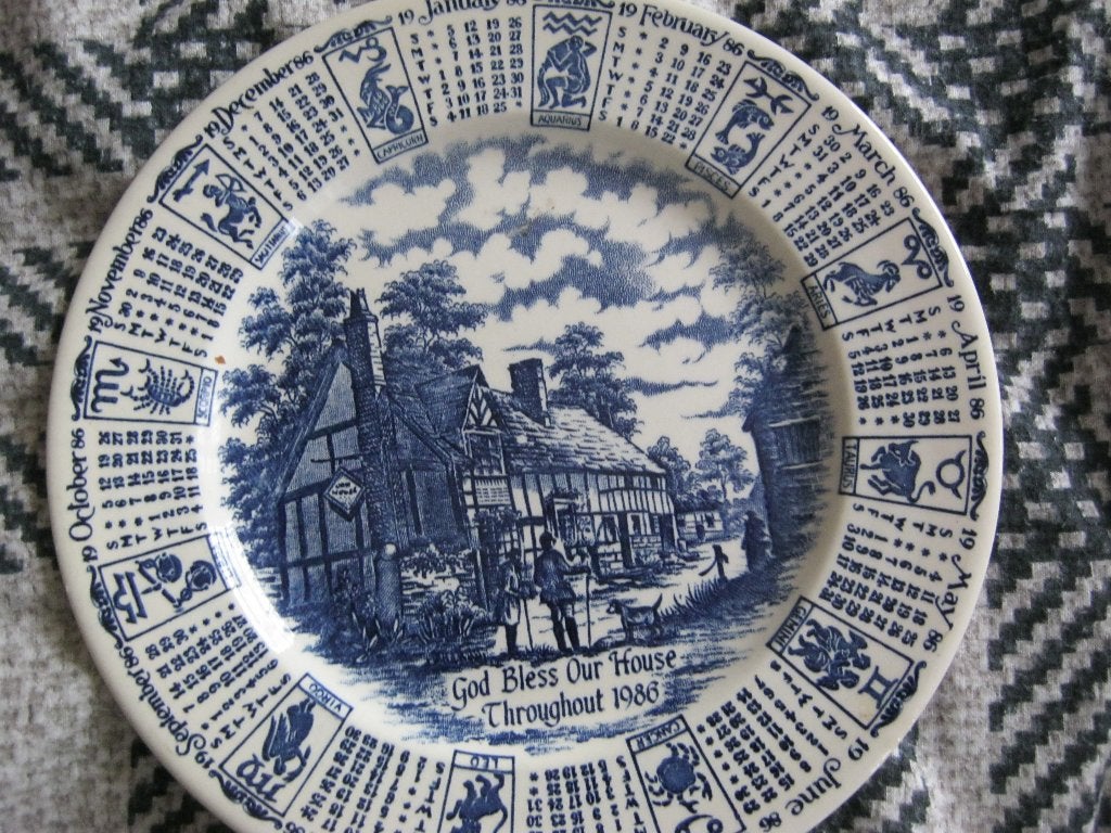 1 mooi delfts bord sterrenbeelden uit 1986, Verzamelen, Ophalen, Overige typen