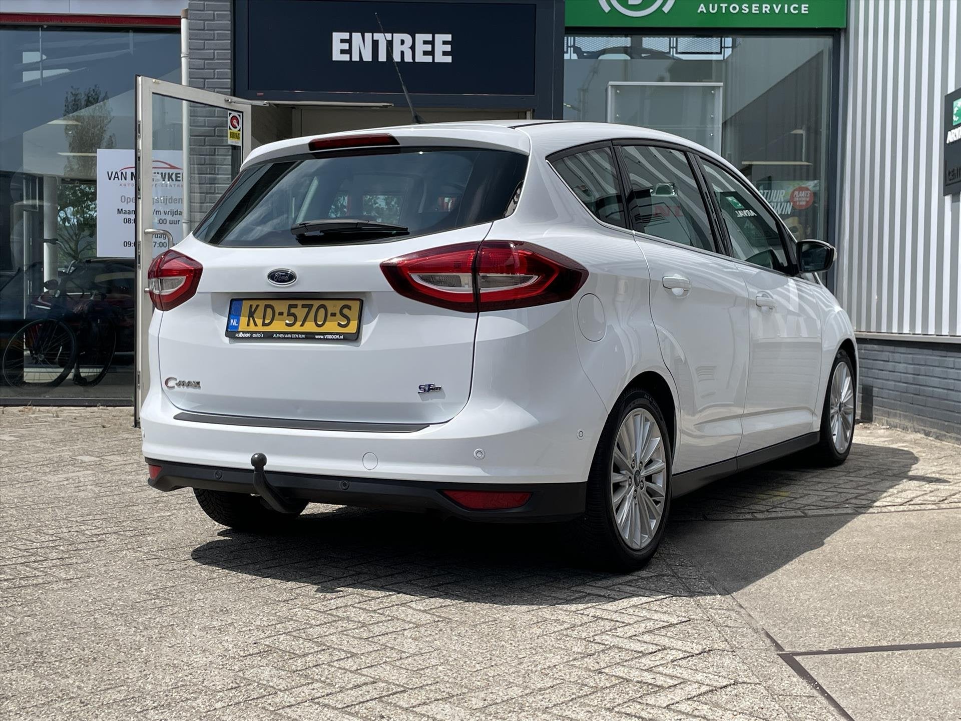 FORD C-Max 1.5 EcoBoost 150pk Titanium Edition | Navigatie |, Auto's, Ford, 12 maanden, Stof, 4 cilinders, Wit