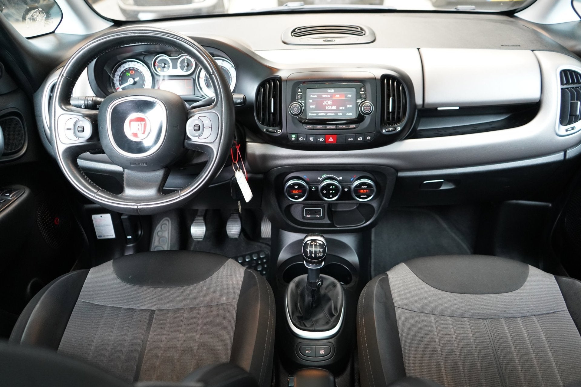 Fiat 500 L Living 0.9 TwinAir PopStar | AIRCO | TREKHAAK | S, Stof, Gebruikt, Euro 6, Wit