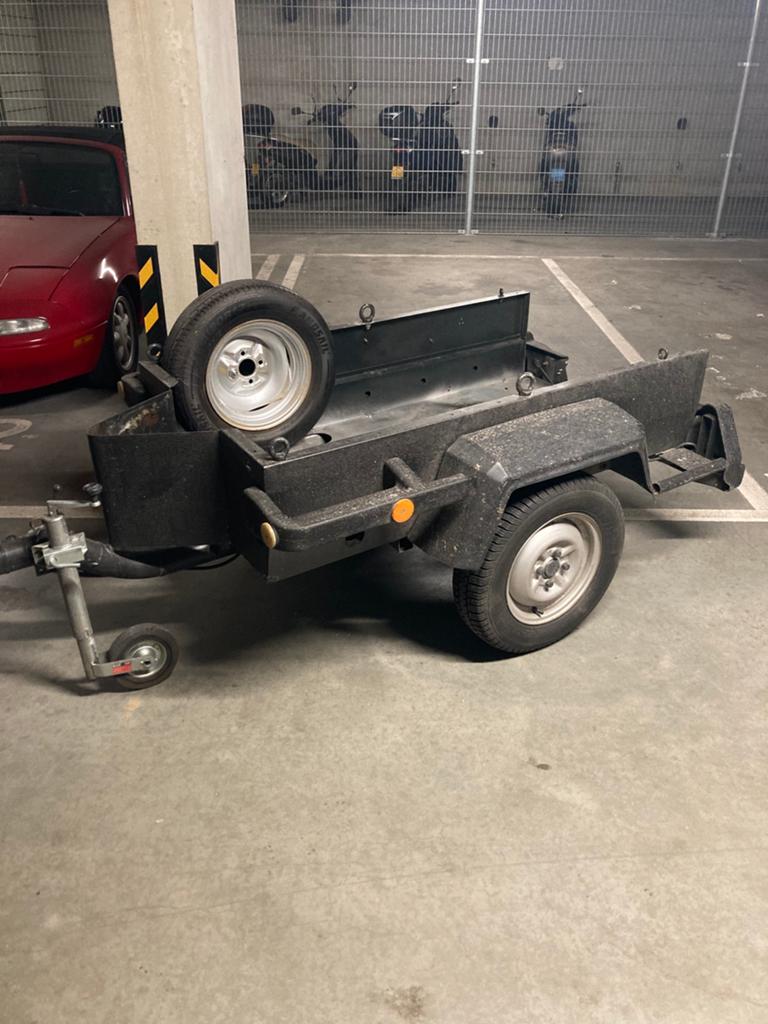 Motor aanhanger transporter, Ophalen