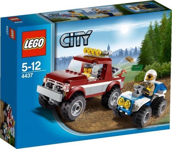 lego Politieachtervolging 4437, Lego, Ophalen of Verzenden, Compleet, Complete set