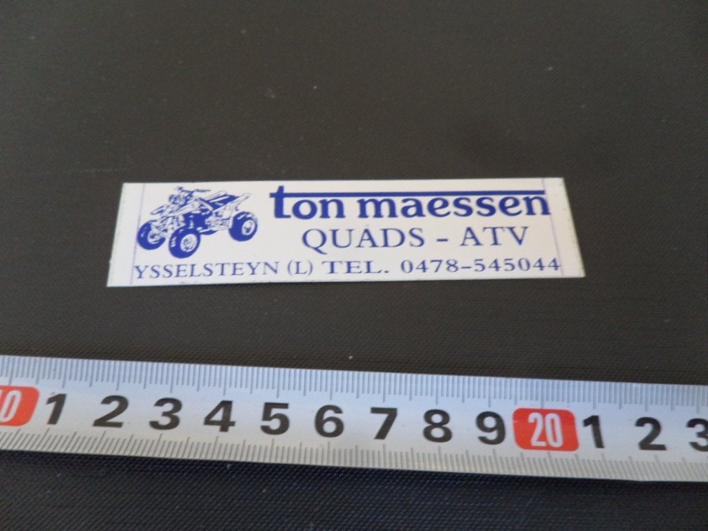 sticker ysselsteyn ton maessen quads atv, Ophalen, Zo goed als nieuw