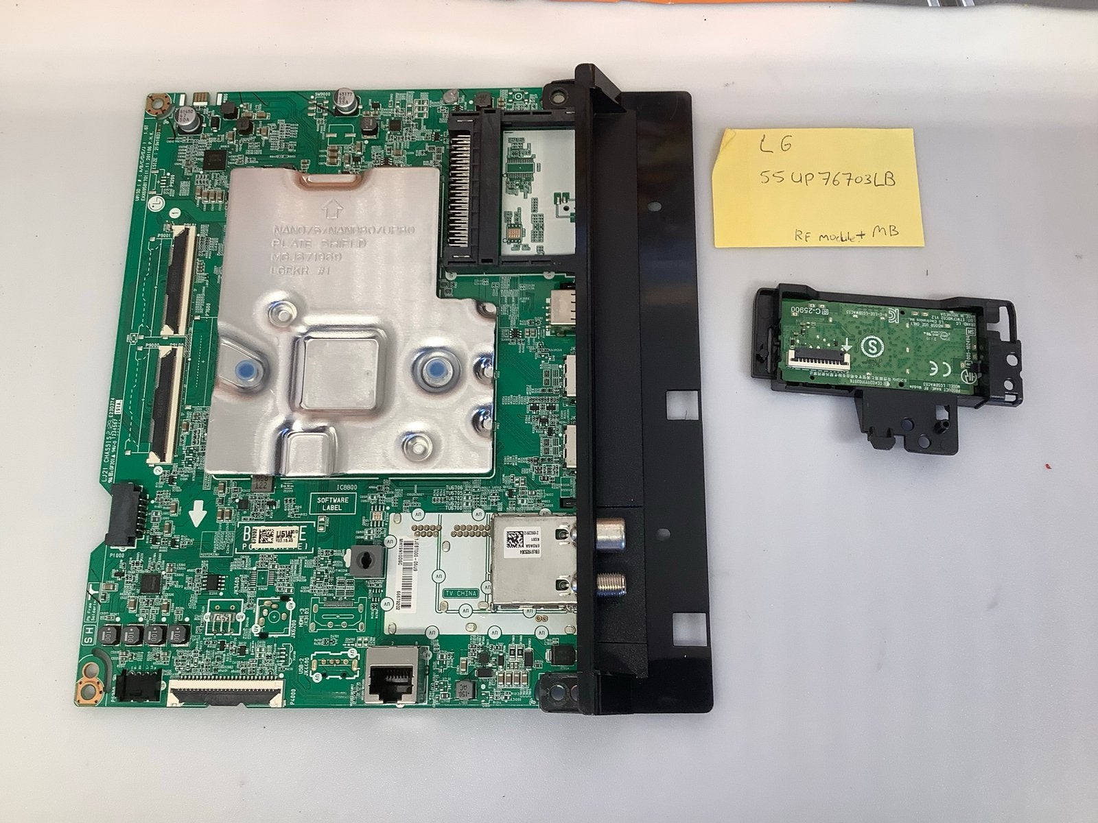 LG moederbord + RF module. Uit LG 55UP76703LB, Ophalen of Verzenden, 100 cm of meer, 50 Hz, LG