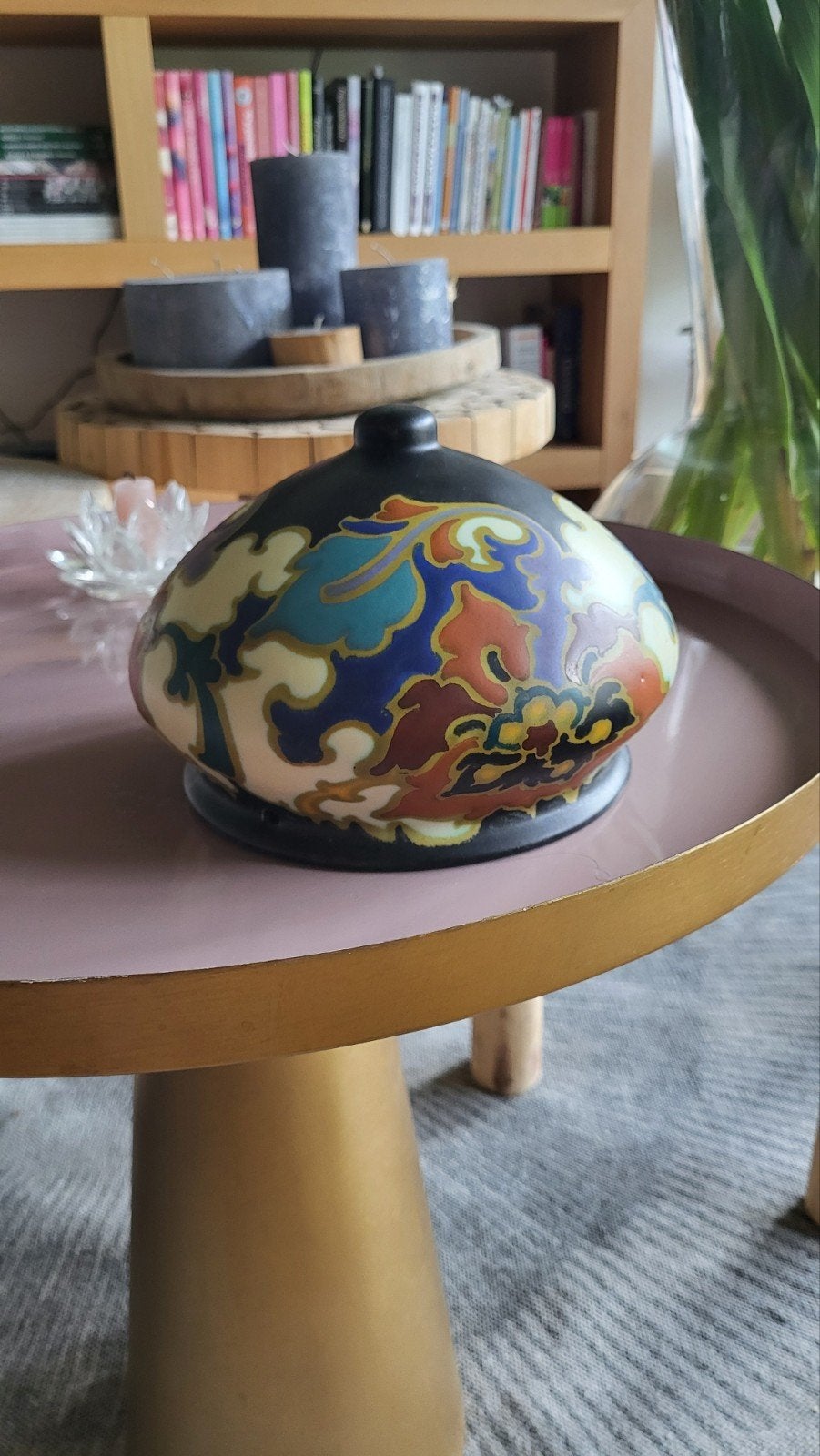 Regina Gouda Holland Handgeschilderde Hangpot, Antiek en Kunst, Ophalen of Verzenden