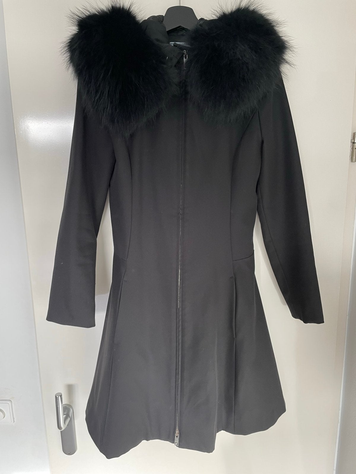 Prada jas dames maat M, Verzenden, Zo goed als nieuw, Zwart