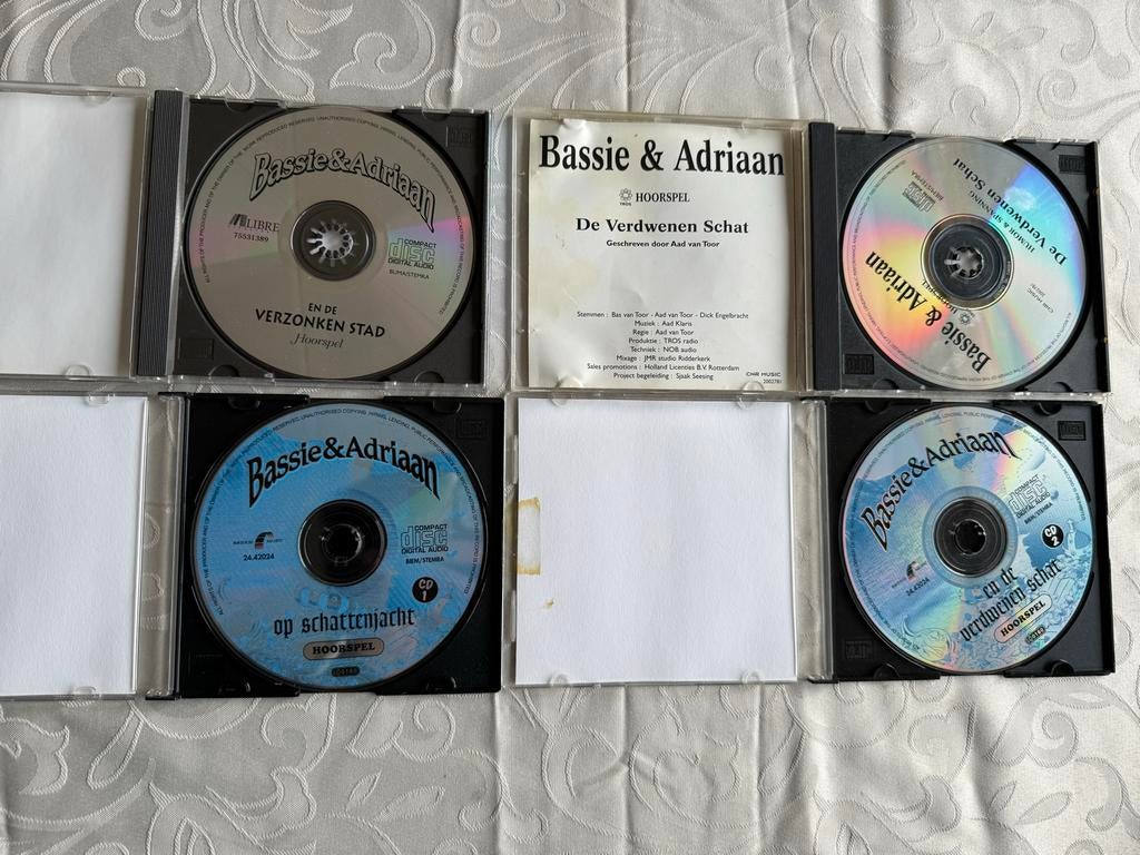 Bassie & Adriaan Hoorspelen CD Boxset - 2 Verhalen, Gebruikt, Boxset, Ophalen of Verzenden, 3 tot 5 jaar