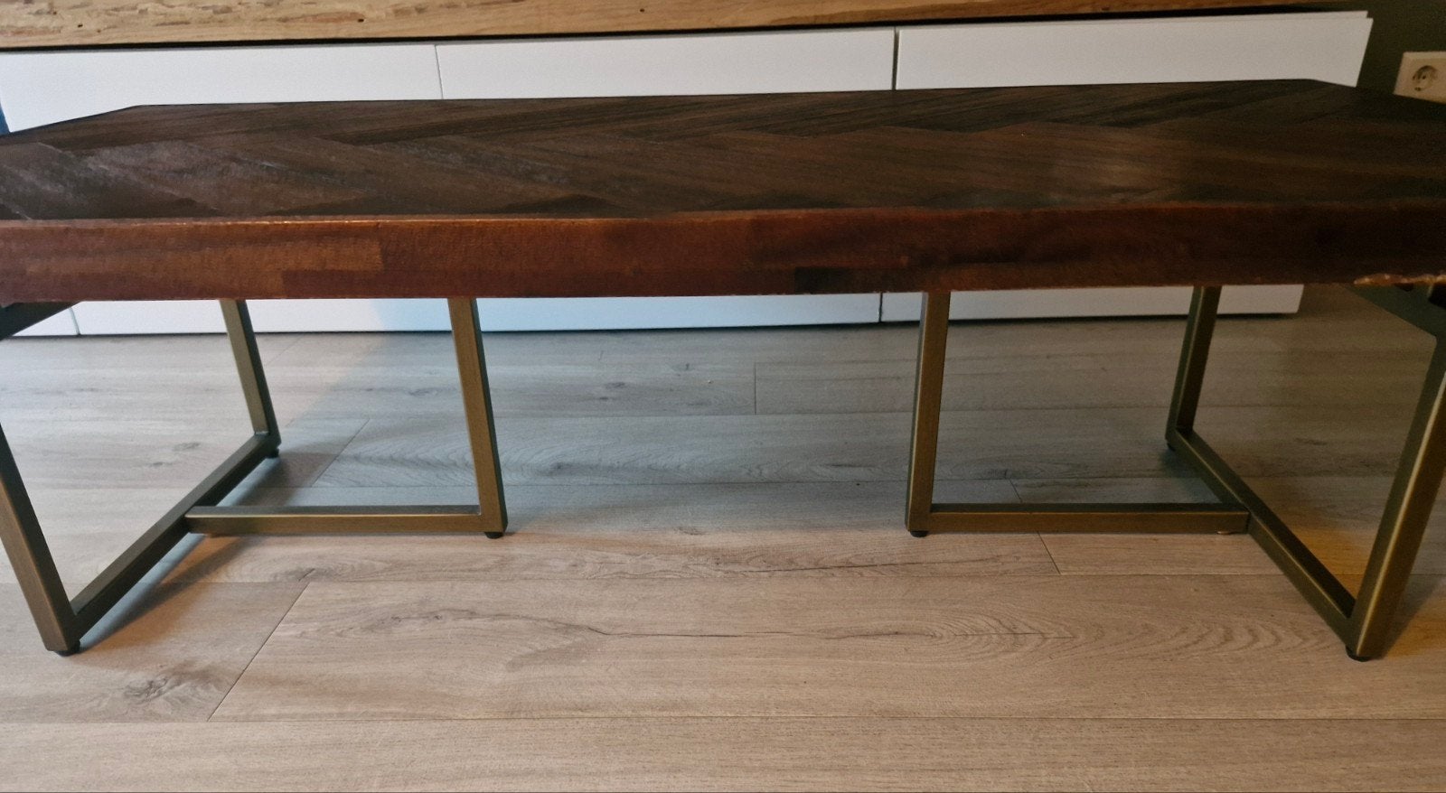 Dutchbone salontafel Class, Huis en Inrichting, Tafels | Salontafels, Gebruikt, 100 tot 150 cm, Modern, Industrieel, 50 tot 100 cm
