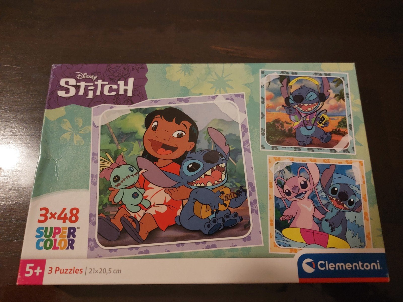 Disney Stitch puzzle 3 in 1, Kinderen en Baby's, Ophalen of Verzenden, Zo goed als nieuw