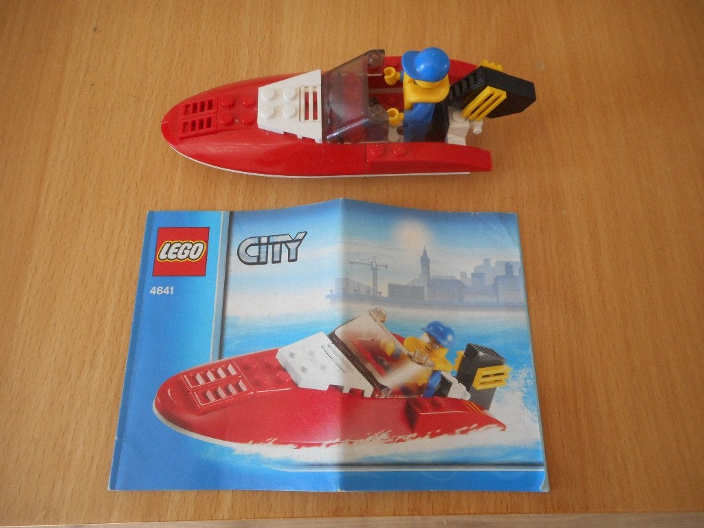LEGO City 4641 speedboot, Compleet, Lego, Ophalen of Verzenden, Complete set