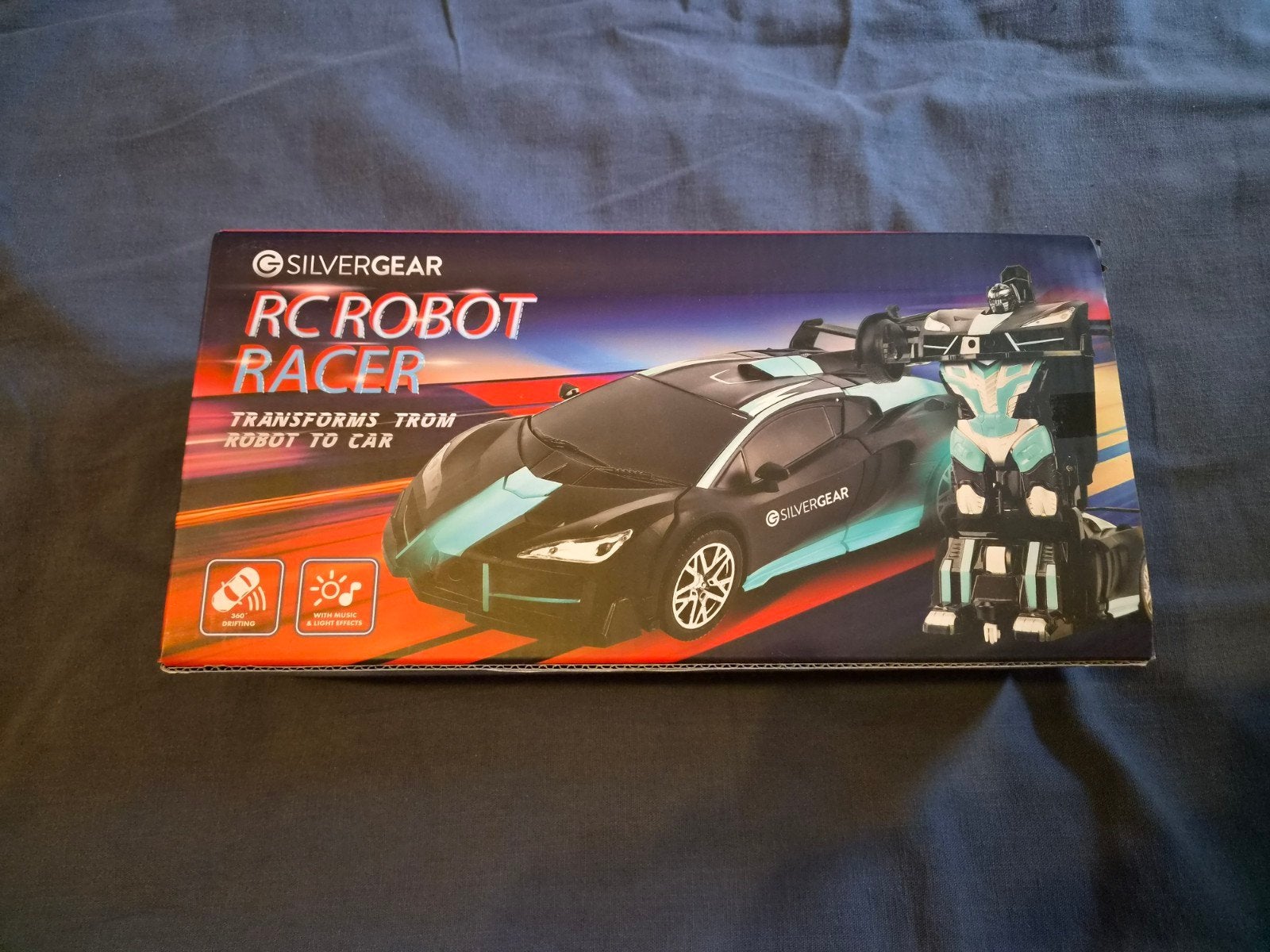 Silvergear RC Robot Racer - Transformeerbare RC Auto, Hobby en Vrije tijd, Elektro, Ophalen of Verzenden, Zo goed als nieuw, Auto onroad