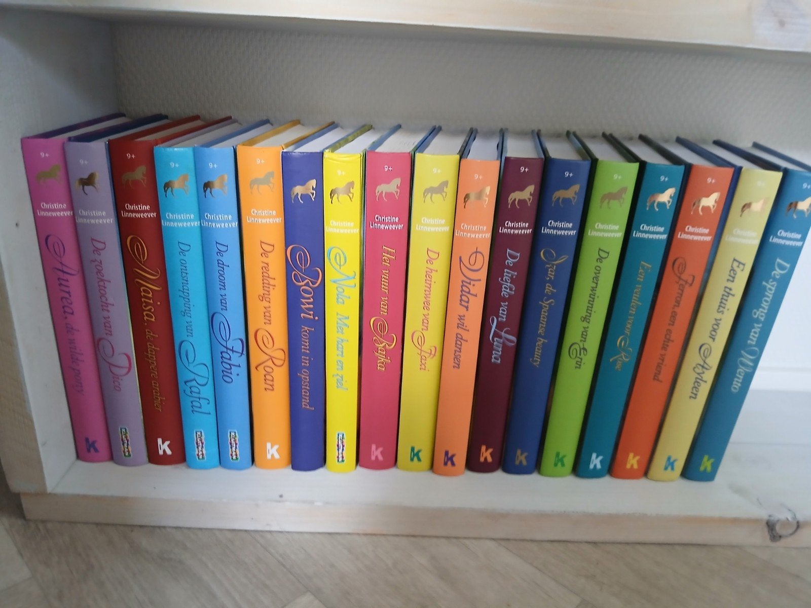 Christine Linneweever paardenboeken (18 stuks), Boeken, Ophalen of Verzenden, Zo goed als nieuw, Christine Linneweever
