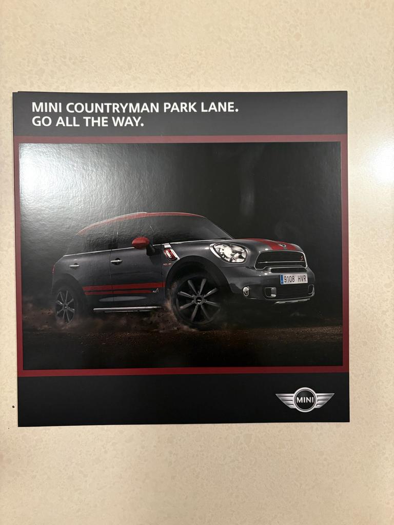 Mini Countryman Park Lane Brochure - Nieuwstaat, Ophalen of Verzenden, Nieuw, Overige merken