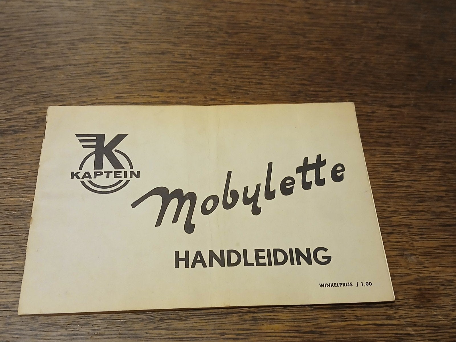 KAPTEIN MOBIJLETTE  HANDLEIDING. TEKST PRIMA., Ophalen of Verzenden, Gebruikt, Overige typen