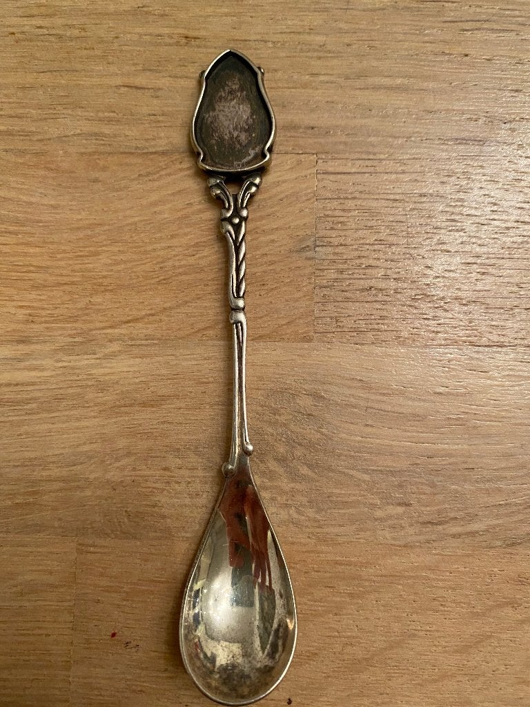 Prachtig Pako Rhenen verzilverd lepeltje 11,5cm lang, Ophalen of Verzenden
