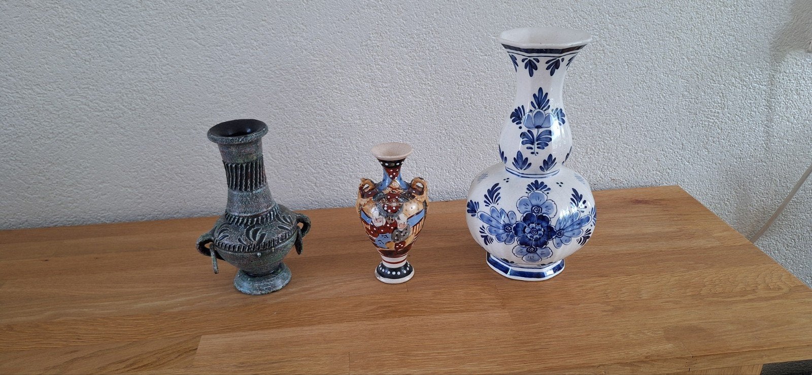 verschillende oude borden, Ophalen, Gebruikt