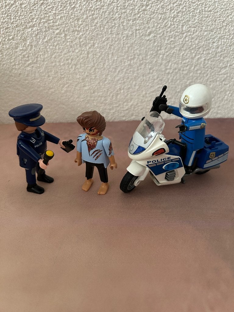 Playmobil Politie en Weerwolf set 6923 en 6824, Gebruikt, Brandstätterstraße 2-10, 90513 Zirndorf, Duitsland, Complete set, Ophalen of Verzenden