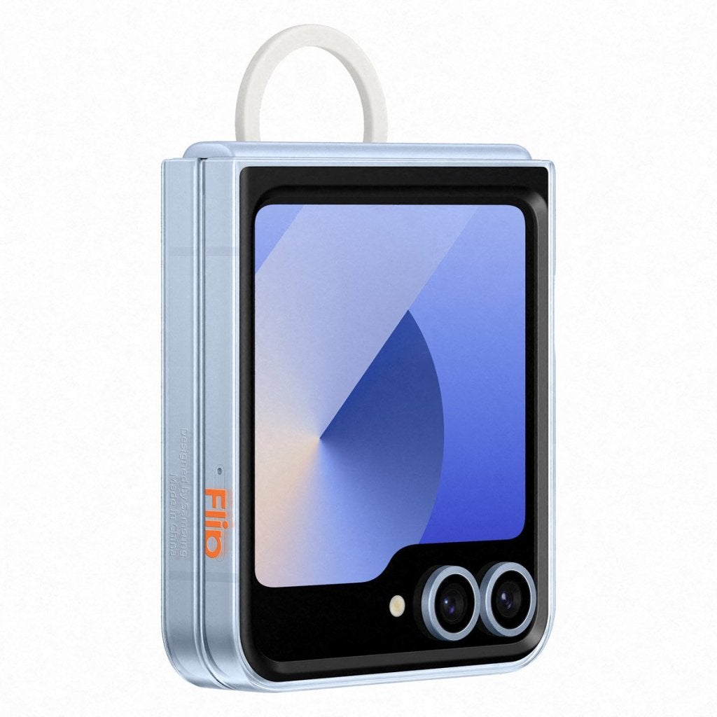 Foto 3 van Silicone Case Ring transparant - Galaxy Z Flip6 | Retourdeal