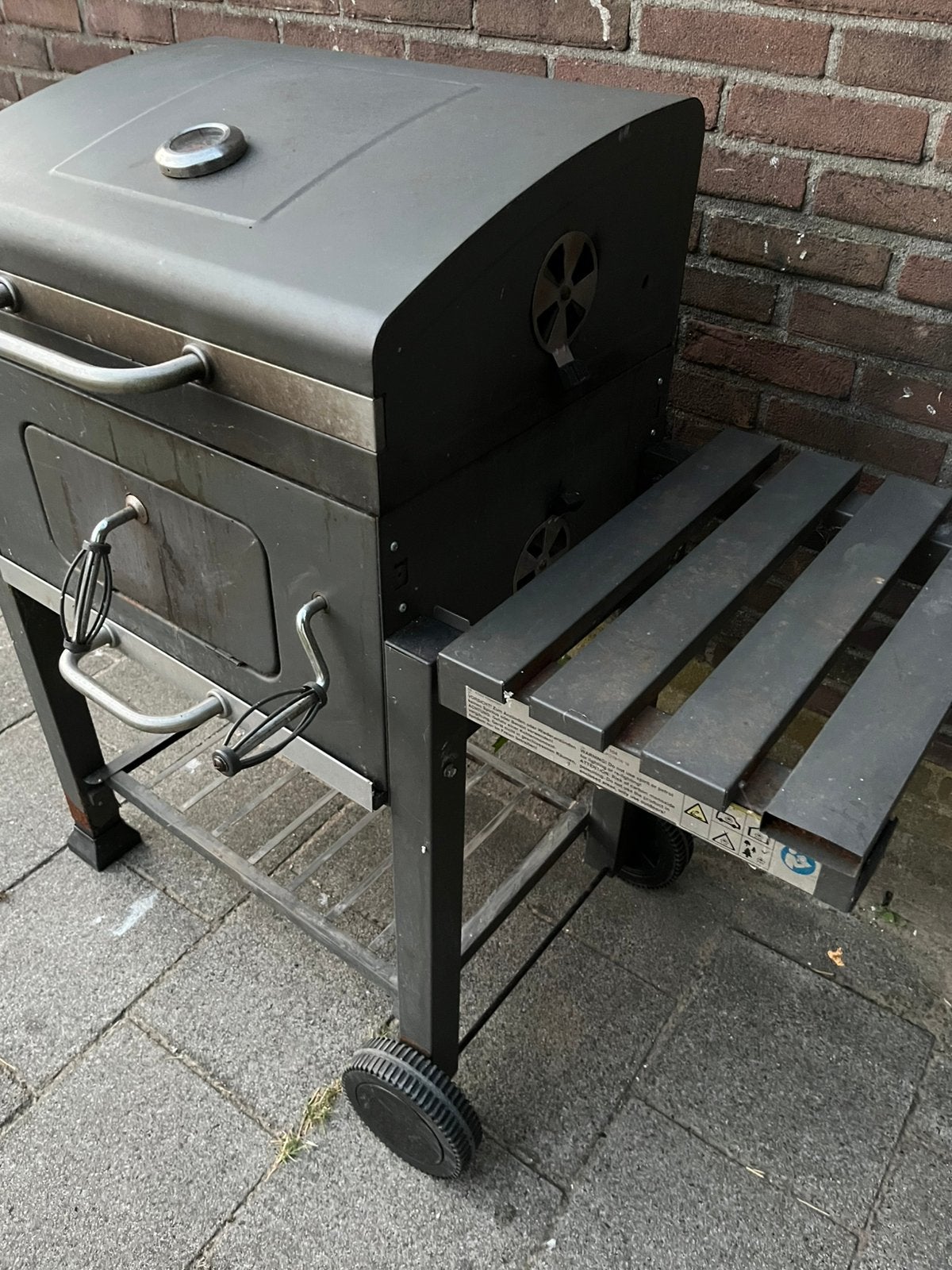 BBQ Barbecue Tepro op wielen met thermostat, Ophalen, Zo goed als nieuw