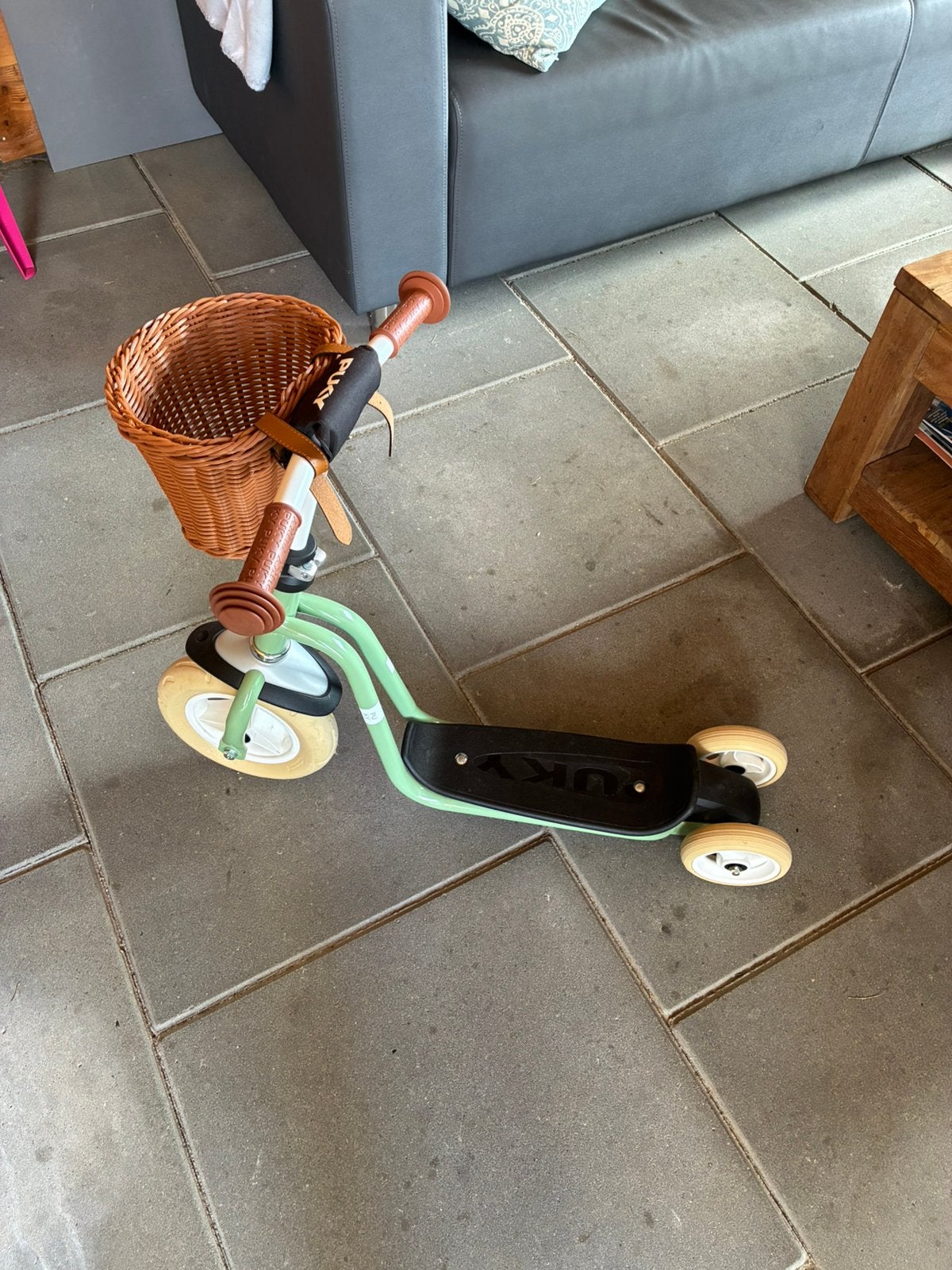 Mooi puky step kleur groen, Ophalen, Zo goed als nieuw, Gewone step