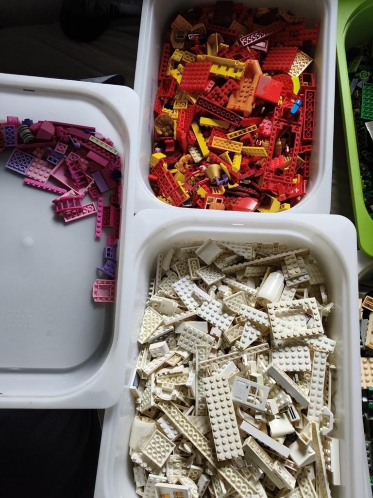 Grote partij Lego en niet-Lego, Ophalen, Gebruikt