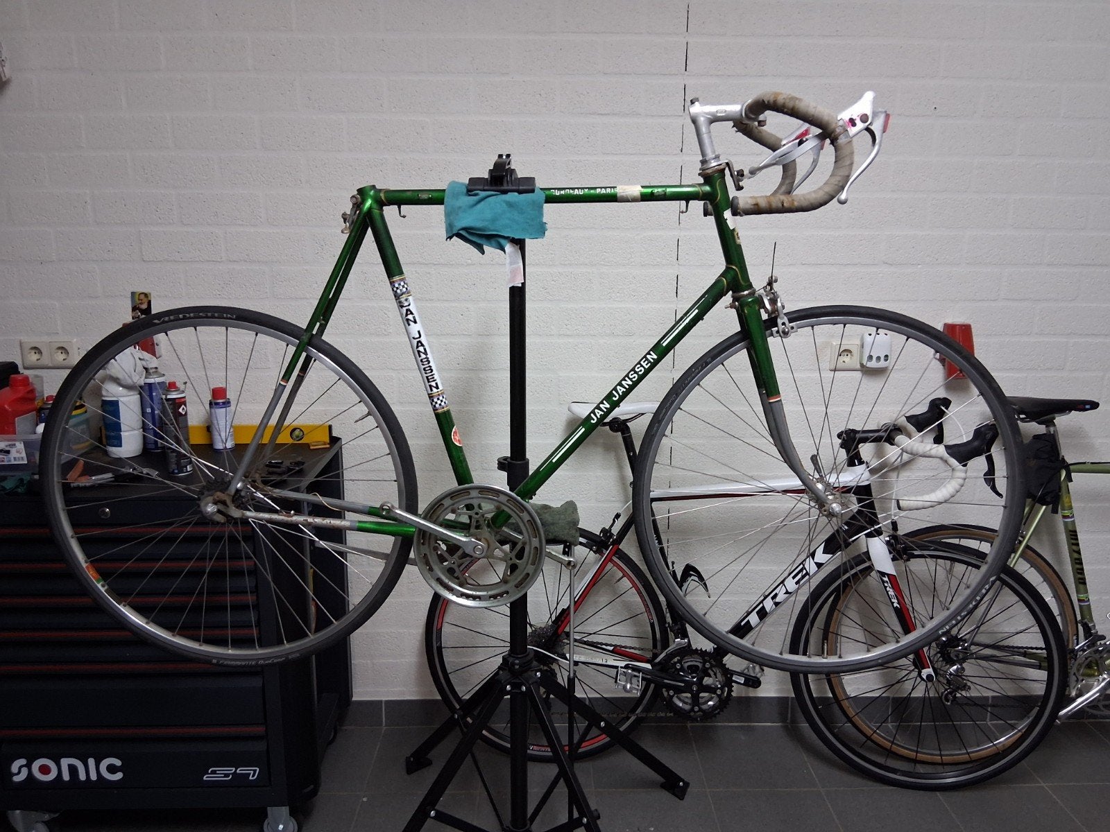 Vintage Jan Janssen 63 cm, Fietsen en Brommers, Fietsen | Oldtimers, 59 cm of meer, Ophalen of Verzenden
