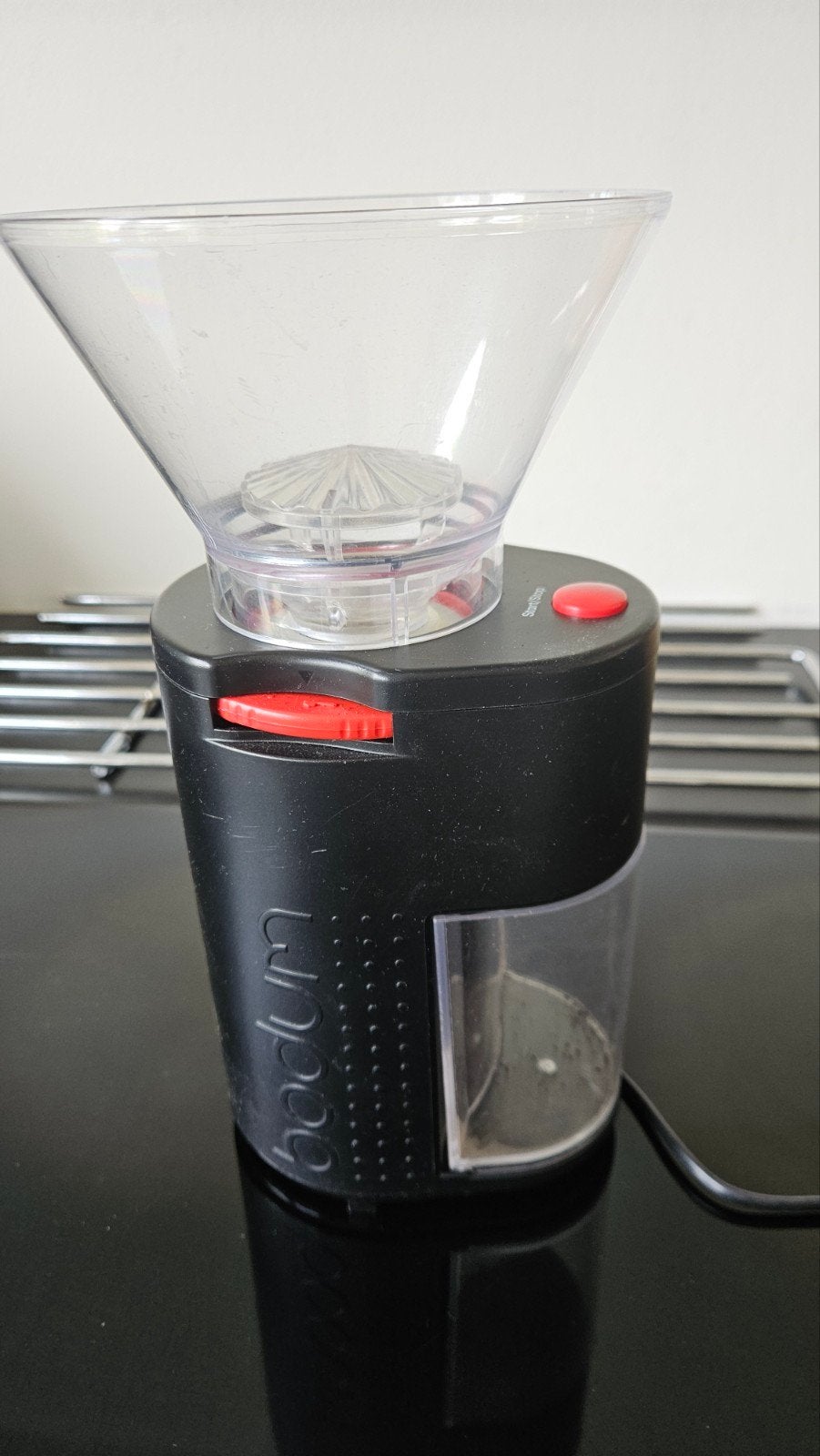 Bodum Koffiemolen - Elektrisch - Zwart, Gebruikt, Overige modellen, 10 kopjes of meer, Koffiebonen