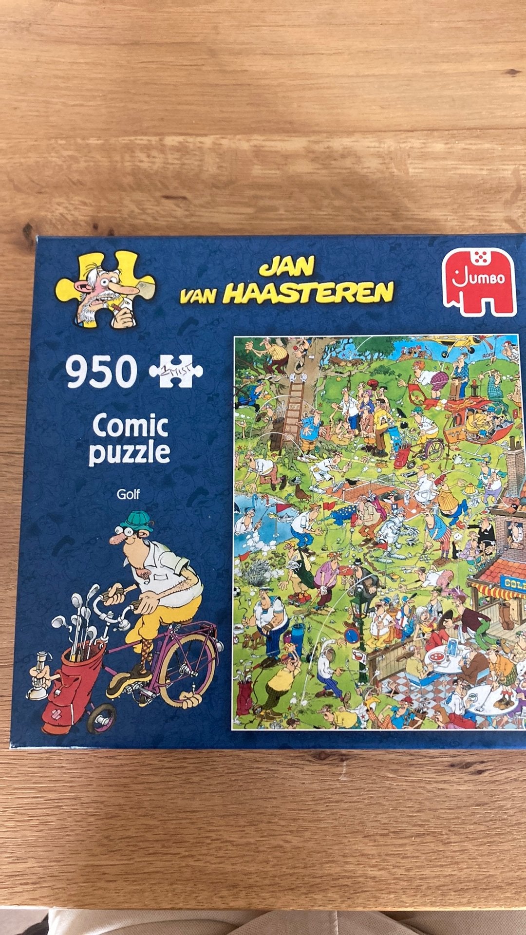 Jan van Haasteren Golf 950 stukjes, Ophalen, 500 t/m 1500 stukjes, Gebruikt