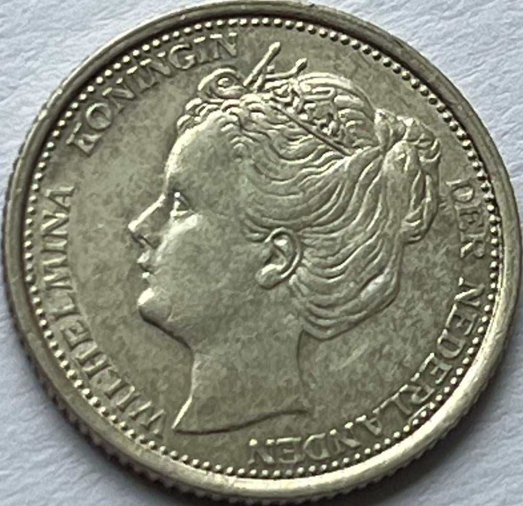 Schitterend dubbeltje 1904, Zilver, Ophalen of Verzenden, 10 cent, Koningin Wilhelmina