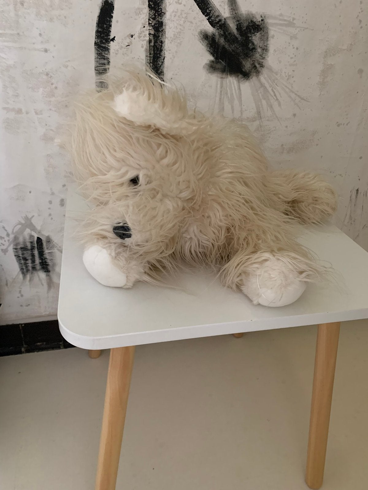 Westie Knuffel hond, Ophalen of Verzenden, Zo goed als nieuw, Hond