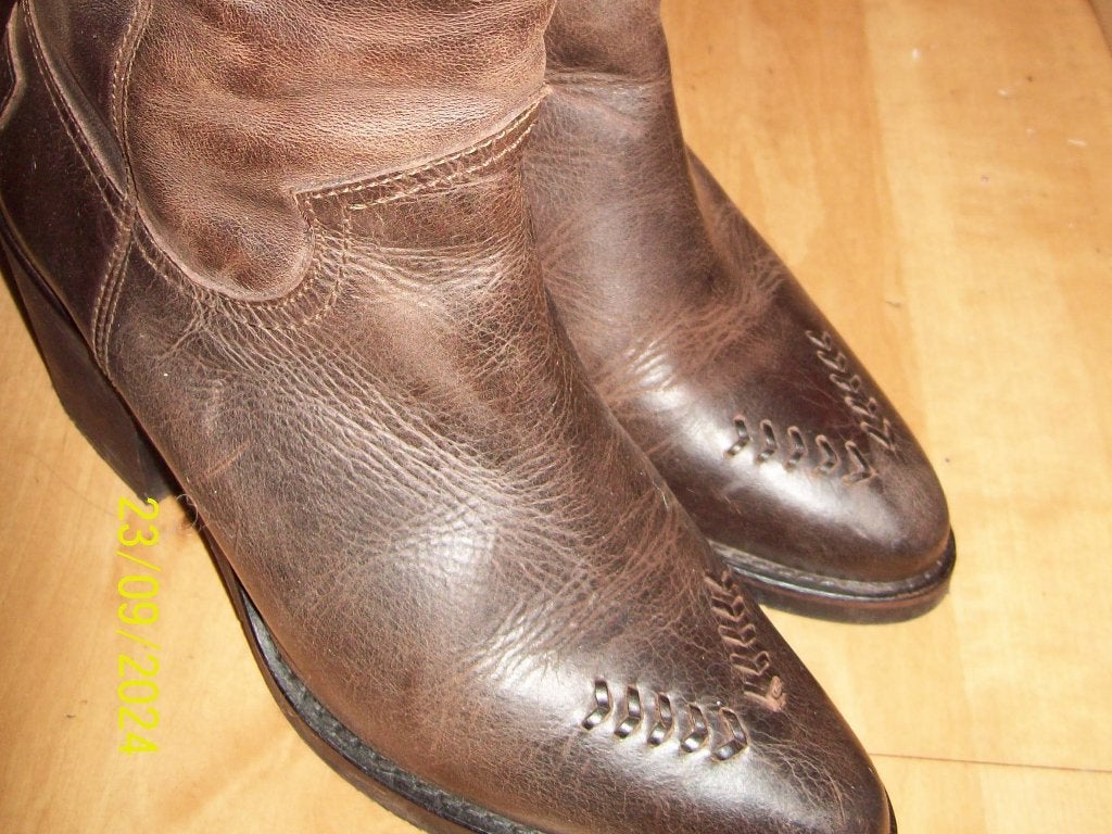 Cowboylaarzen bruin 36 Shabbies, Kleding | Dames, Schoenen, Lage of Enkellaarzen, Ophalen of Verzenden, Zo goed als nieuw, Bruin