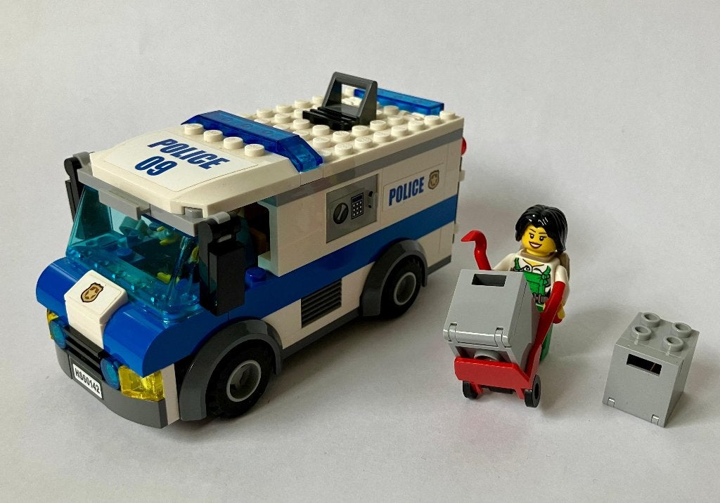 Lego City 60142 Geldtransportwagen politiebus met boef, City, Lego, Inclusief instructies, Ophalen of Verzenden