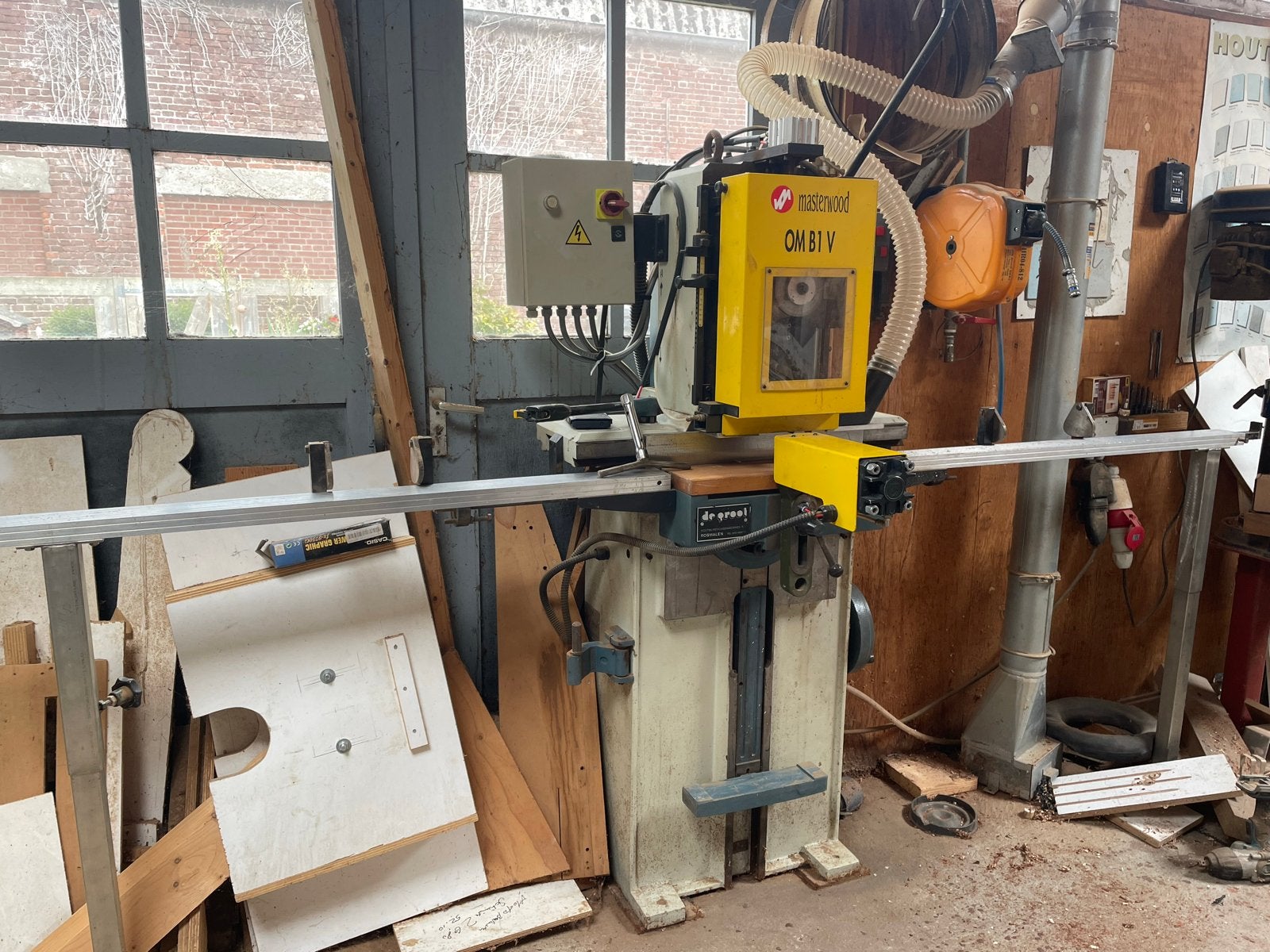 Masterwood OM 81 V- gatensteekmachine, Doe-het-zelf en Verbouw, Gereedschap | Freesmachines, Ophalen, Elektrisch, Overige soorten
