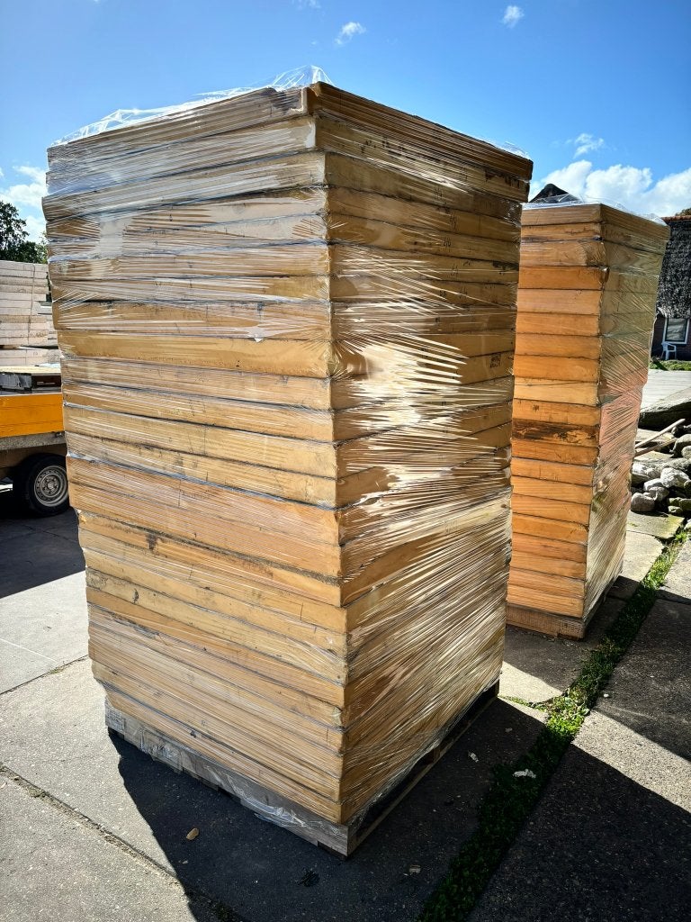 150+ m² PIR / PUR afschot isolatieplaten 120x120 cm, Ophalen, Gebruikt, ., EcoTherm