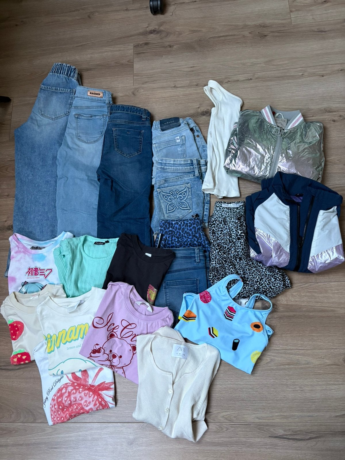 Pakket kleding meisje 134/140 zomer div merken, Ophalen of Verzenden, Zo goed als nieuw, Meisje, Setje