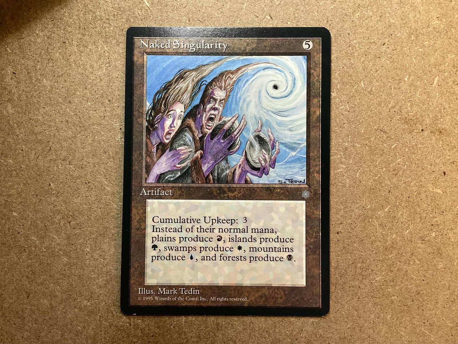 1x Naked Singularity (Near Mint), Ophalen of Verzenden, Zo goed als nieuw, Losse kaart