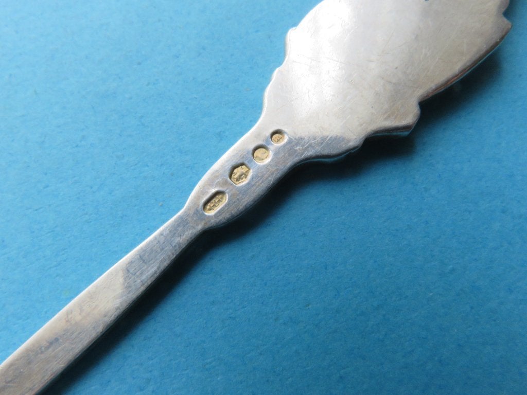 Zilver Gouda zilveren lepeltje 12,5 cm 18 gram., Antiek en Kunst, Verzenden