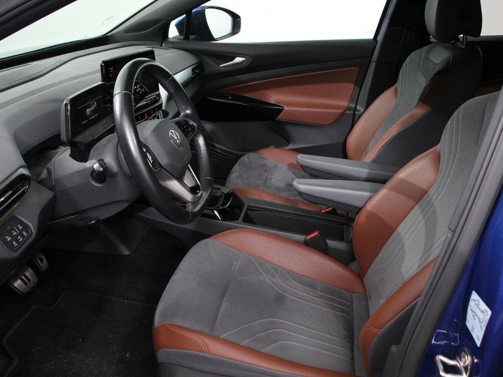 Volkswagen ID.4 Business 77 kWh SOH 83% Leder Navigatie 19", Auto's, Volkswagen, Automaat, Achterwielaandrijving, Gebruikt, Blauw