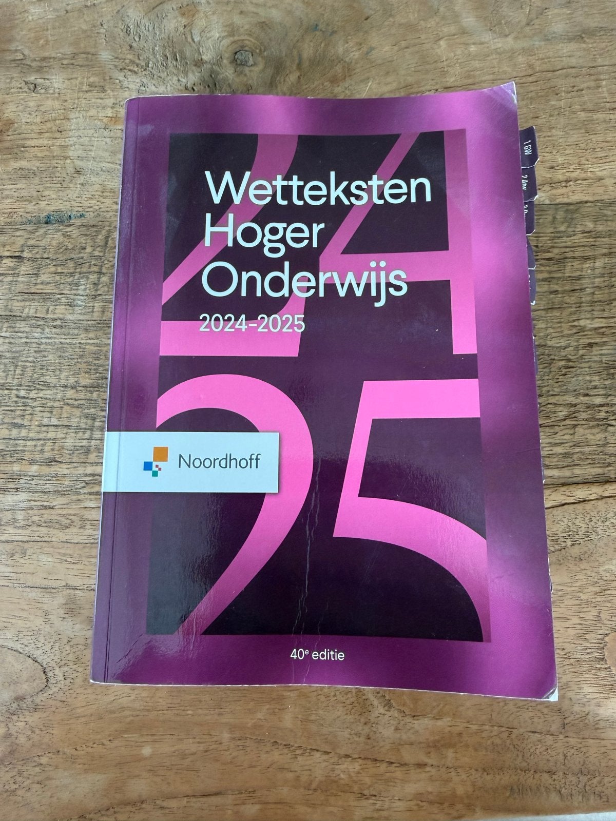 Wetteksten Hoger Onderwijs 2024-2025 - 40e editie, Boeken, Ophalen of Verzenden, Gamma, Zo goed als nieuw, HBO