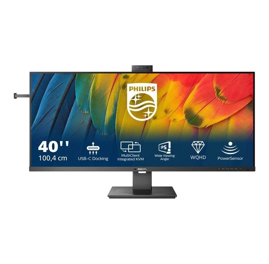 Philips Monitor 40B1U5601H – 40' Ultrawide USB-C Dock Webcam, Kandnelektronica@gmail.com, Philips, 101 t/m 150 Hz, Refurbished