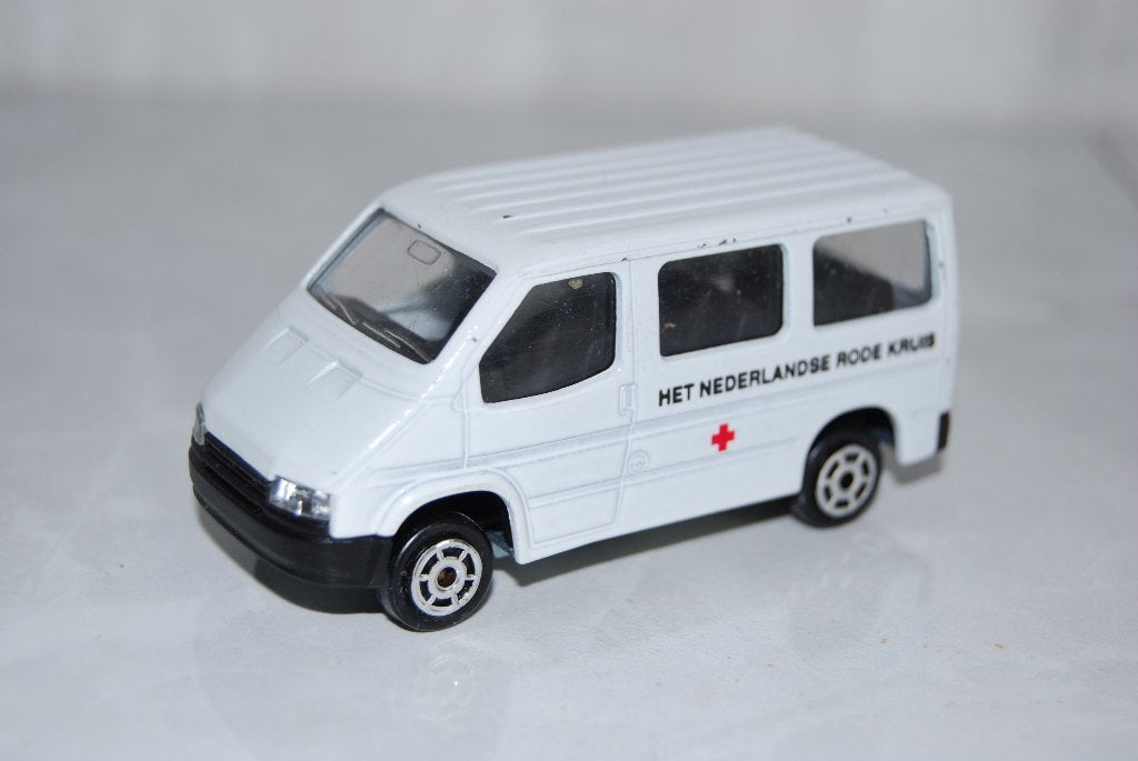 Majorette Ford Transit Rode Kruis (nr 243), Hobby en Vrije tijd, Modelauto's | 1:50, Ophalen of Verzenden, Gebruikt, Auto, Majorette