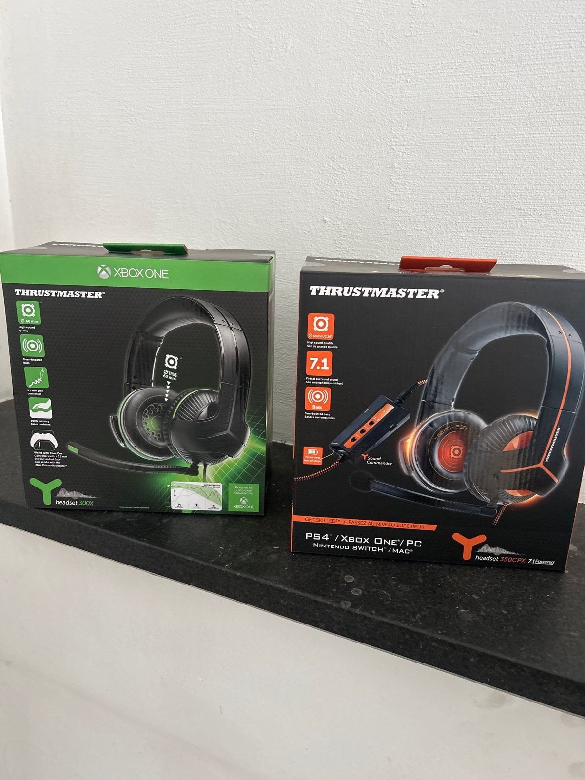 Thrustmaster Gaming Headsets (300X & 350CPX 7.1), Spelcomputers en Games, Xbox, Nieuw, Ophalen of Verzenden, Headset