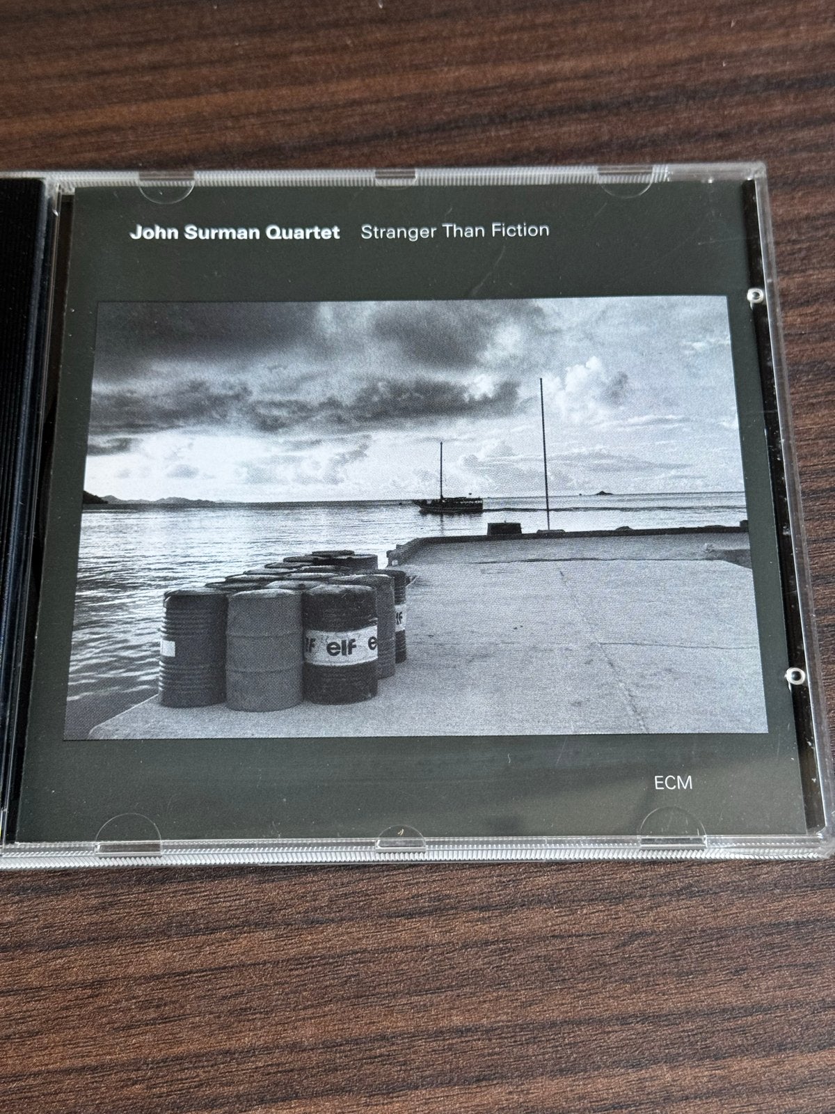 John Surman Quartet - Stranger Than Fiction (ECM 1534), Gebruikt, Ophalen of Verzenden, Jazz, Inclusief doosje