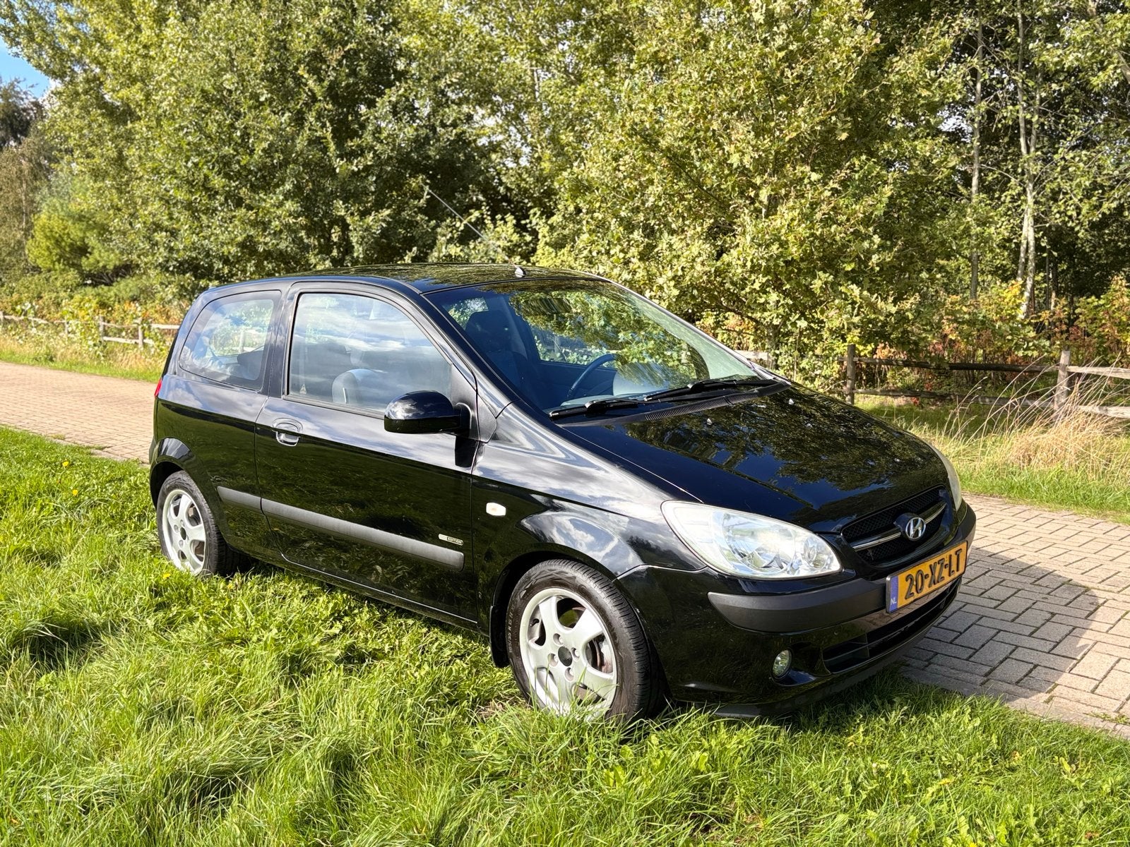 Hyundai Getz 1.4 3DRS Zwart APK onderhoudshistorie, Voorwielaandrijving, 450 kg, 40 €/maand, 4 cilinders