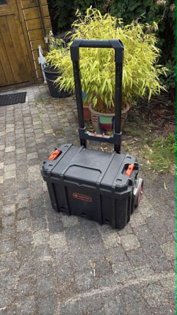 Tactix verrijdbare gereedschapskoffer, Doe-het-zelf en Verbouw, Ophalen of Verzenden, Gebruikt
