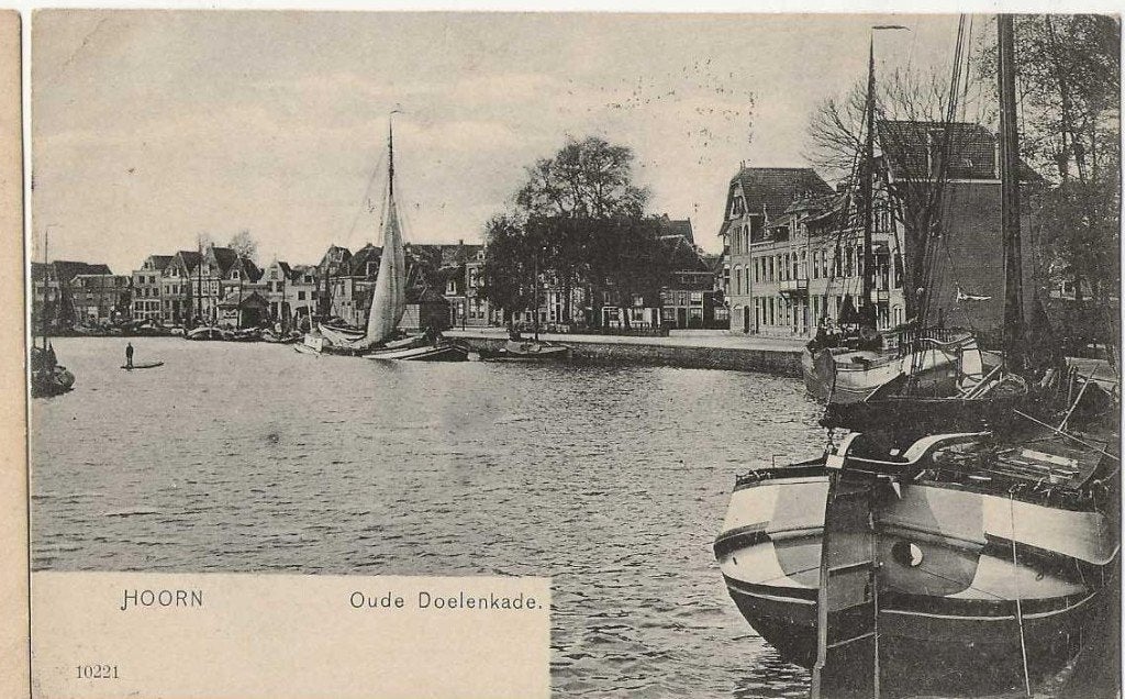 Hoorn-473 Doelenkade, Verzenden, Gelopen, Noord-Holland