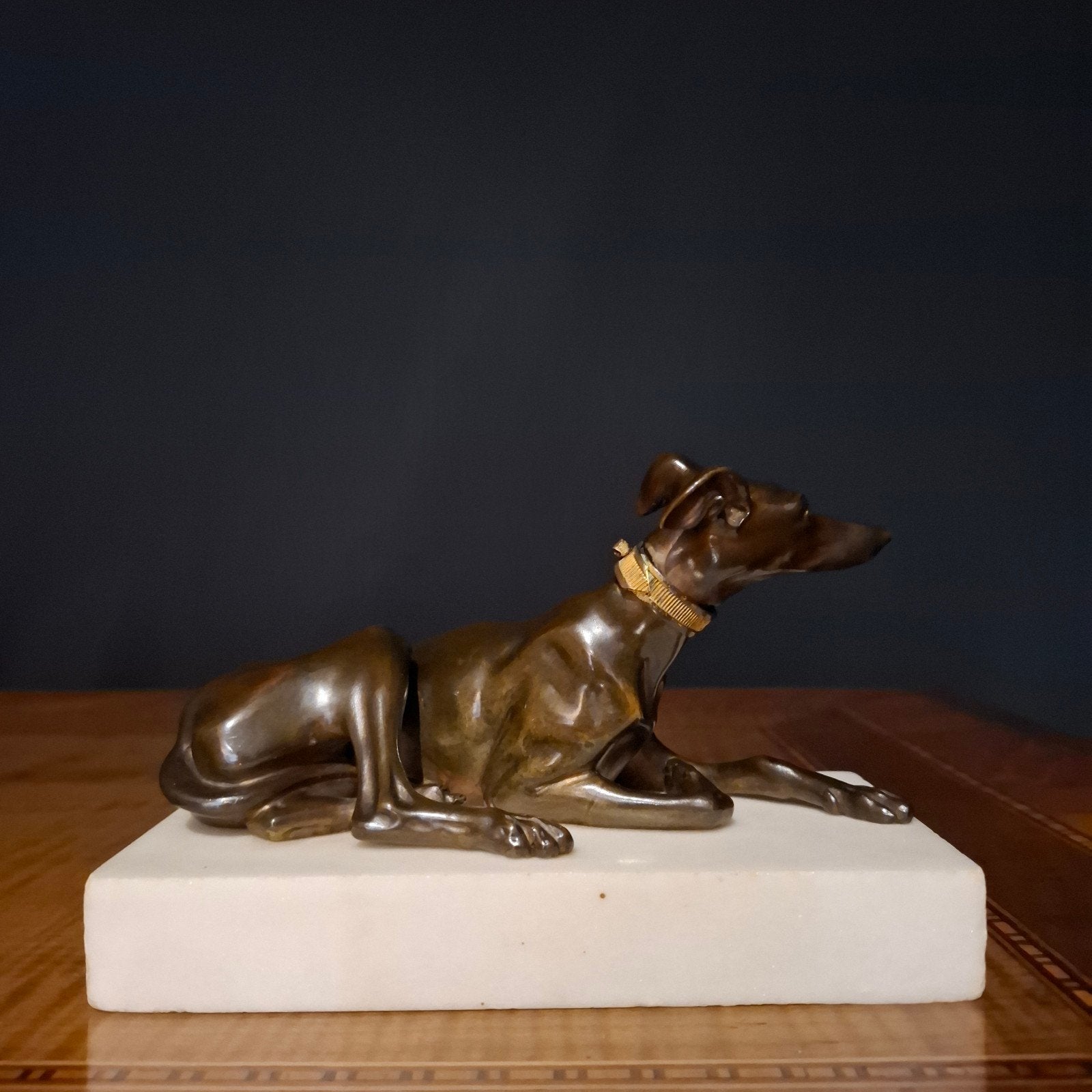 bronzen beeld, Ophalen