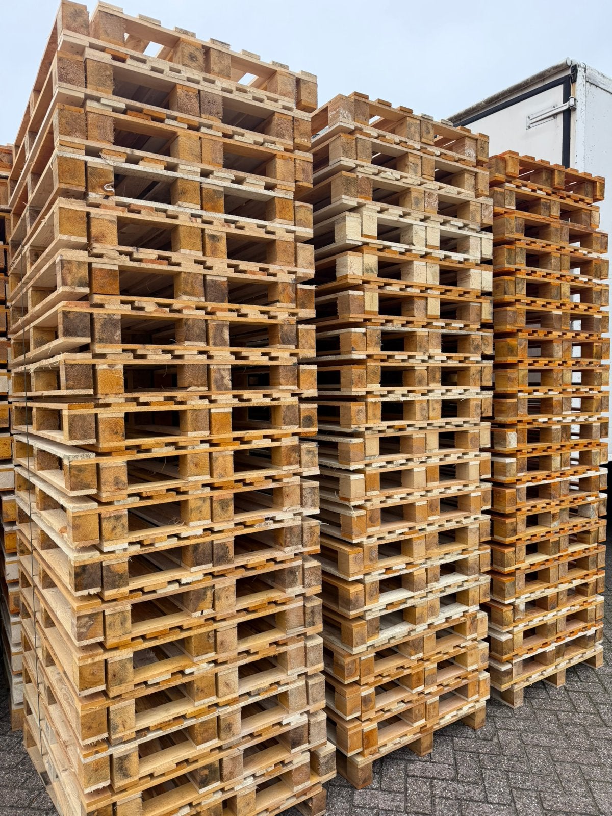 Nieuwe Pallets 80 x 120 7 lats, Ophalen, Minder dan 25 mm, Zo goed als nieuw, Pallet