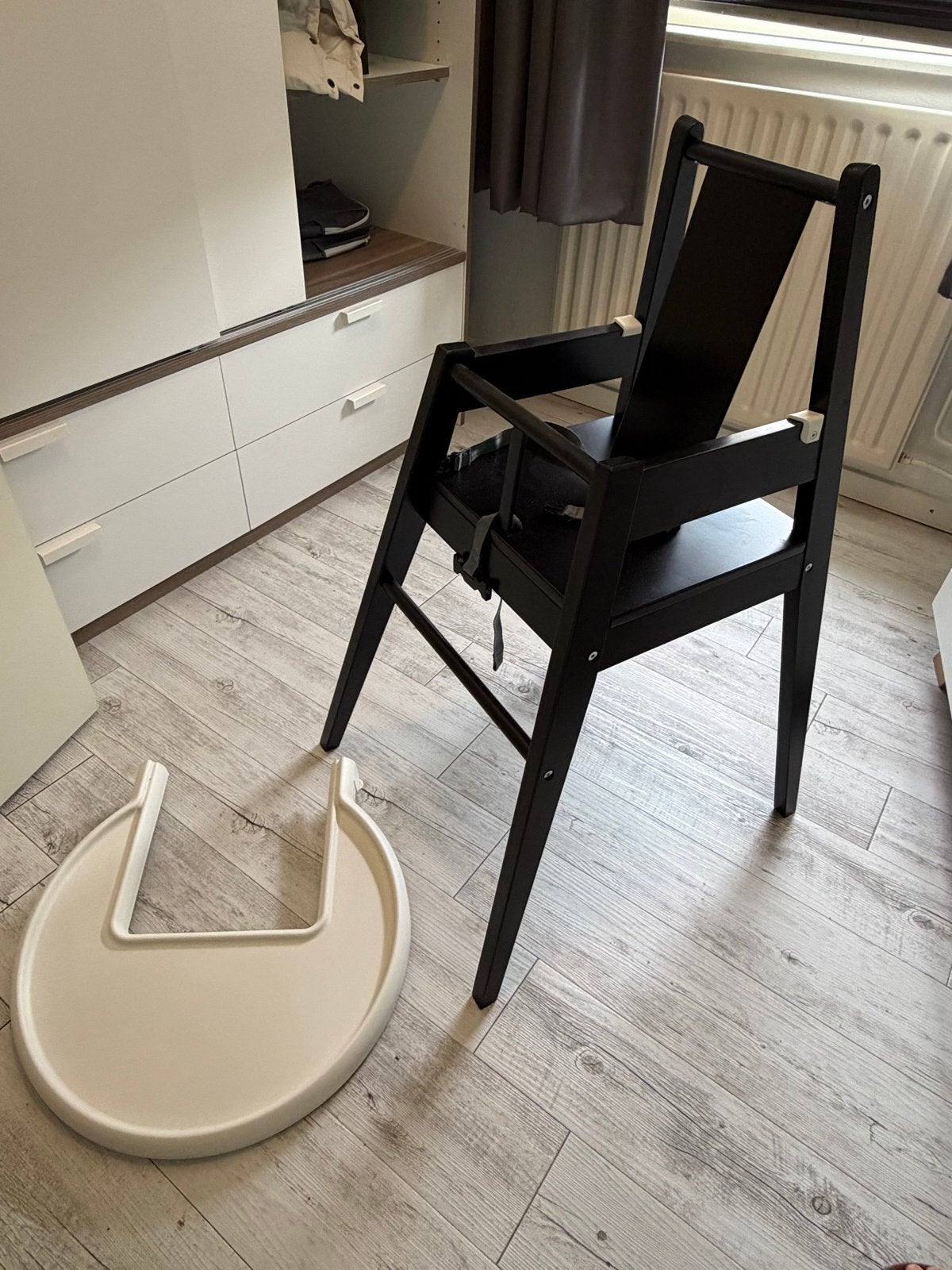 Ikea Blames kinderstoel met tafeltje, Ophalen, Zo goed als nieuw, Meegroeistoel, Afneembaar eetblad